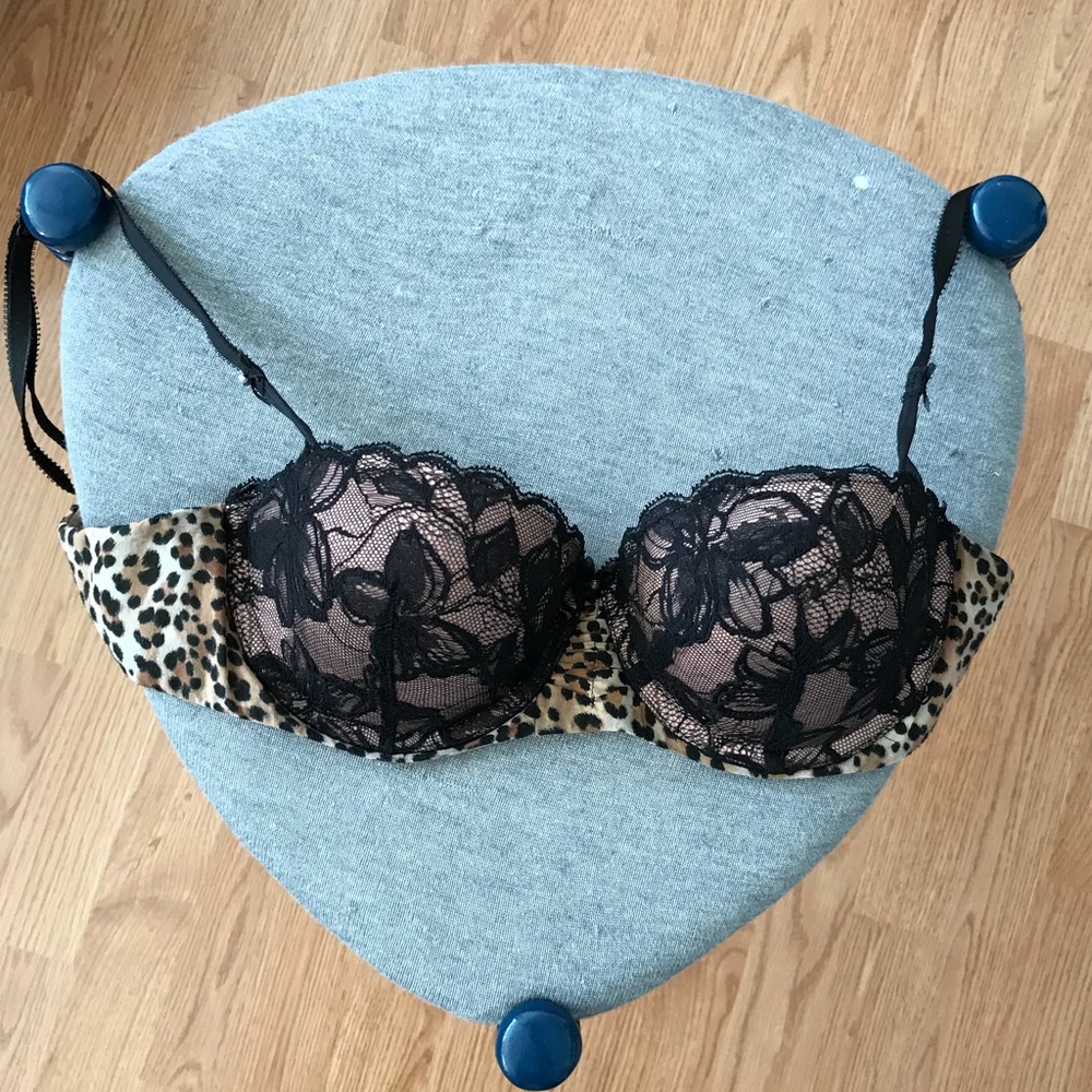 Leopard and Lace Bra